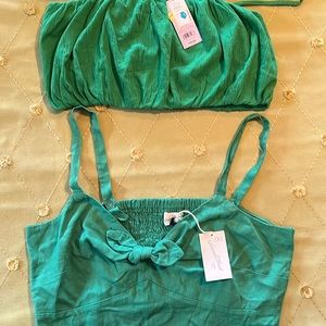 Universal Thread Goods Co., Wild Fable green halter tops XXL